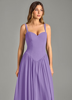 Azazie Evadina Suknie dla druhen Linia A Gorset Szyfon Do ziemi Sukienka image6