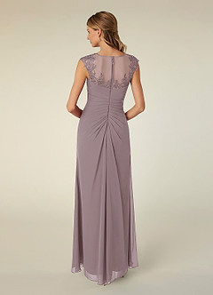 Azazie Libby Mother of the Bride Dresses Dusk A-Line Scoop Sequins Chiffon Dress image2