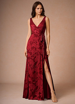Yoris Ruby Red Maxi Dress image1