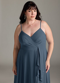 Azazie Akita Bridesmaid Dresses Neptune A-Line Chiffon Dress image9