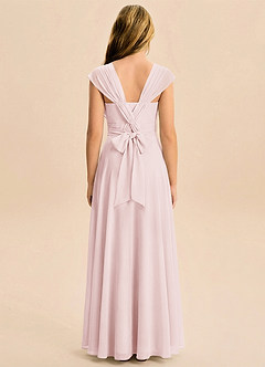 Azazie Soline Junior Klä av A-Line i Chiffong Plisserad image2