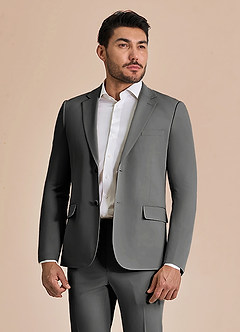front William Charbon veste de costume