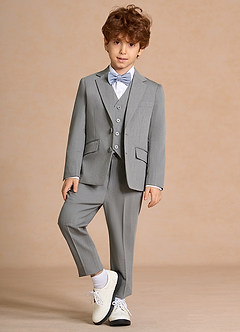 front Oliver Garçons Gris Costume 5 pièces