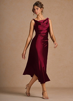 Adriana Merlot Midi Dress image5