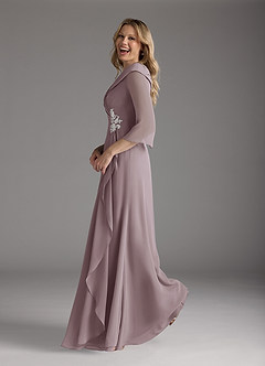 Azazie Jaycee Mother of the Bride Dresses Dusk A-Line Chiffon Dress image3