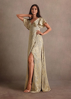 Vicky Champagne Maxi Dress image5