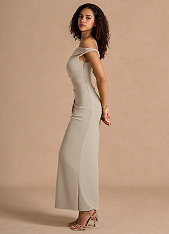 Vestido Beige Largo Blythe image3