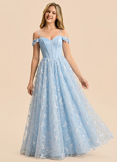 front Azazie Hadley Junior Formal Dress