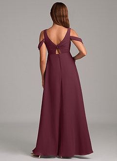 Azazie Rhea Abiti da damigella d'onore premaman Abito A-Line Plissettato Chiffon Floor-Length image2