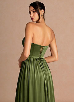 Portia Olive Maxi Dress image6