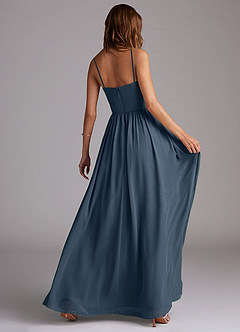 Azazie Calianna Bridesmaid Dresses Neptune A-Line Off the Shoulder Chiffon Convertible Dress image6