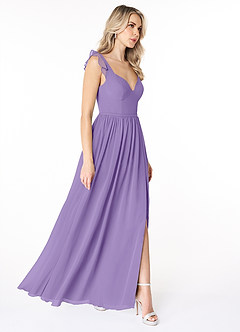 Azazie Stassie Bridesmaid Dresses Tahiti A-Line Sweetheart Ruched Chiffon Dress image4