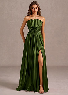 Kaia Olive Green Maxi Dress image4
