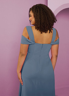 Barbie ♥ Azazie Final Sale Twilight A-Line Off the Shoulder Chiffon Dress image13