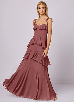 Barbie ♥ Azazie Bridesmaid Dresses Amethyst A-Line Sweetheart Neckline Chiffon Dress image1