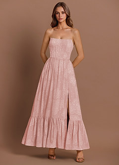 Maxi jurk Lydia Poederroze image4