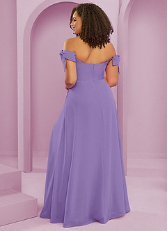 Barbie ♥ Azazie Bridesmaid Dresses Tahiti A-Line Off the Shoulder Chiffon Convertible Dress image8