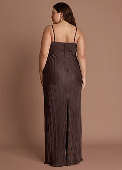 Robe Longue Chocolat Nephele image8