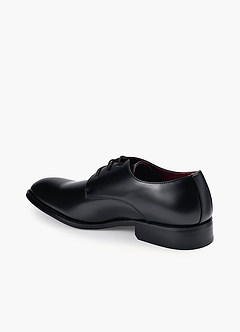 front Heren Oxfords met leren neus en effen neus