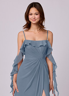 Barbie ♥ Azazie Bridesmaid Dresses Twilight A-Line Off the Shoulder Chiffon Convertible Dress image2