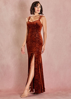 Carlie Spice Keyhole Maxi Dress image3