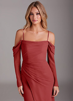 Nimue Rust Maxi Dress image2