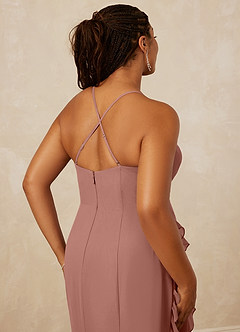 Christian Siriano Bridal for Azazie 1006 Bridesmaid Dresses Cedar Rose Mermaid Ruched Chiffon Dress image16