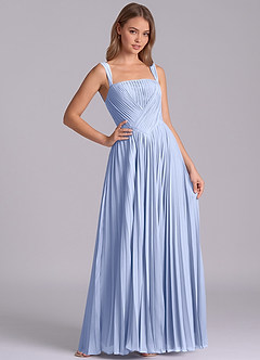 Azazie Mina Jurken voor bruidsmeisjes Jurk van Chiffon met A-Lijn Geplooid Ijs image6