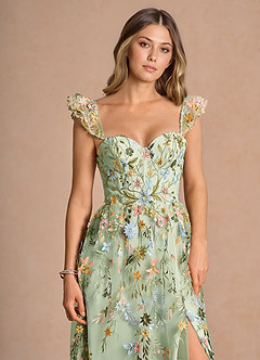 Denisse Lemon Multi Vestido midi image7