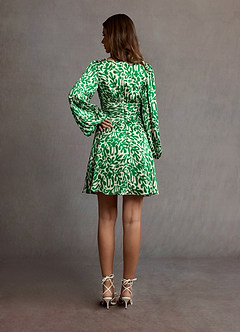 Bethany Green Abstract Mini Dress image2