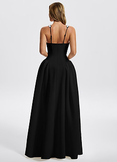 Kaelin Black A-Line Maxi Dress image5