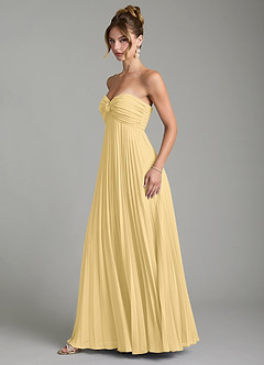 Azazie Tempest Bridesmaid Dresses Butter Empire Corset Chiffon Convertible Dress image11