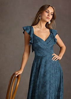 Leilani Navy Black Maxi Dress image6