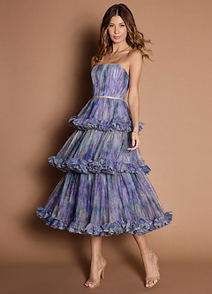 Deena Lilac Midi Dress image4