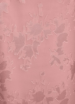 Azazie Dorina 신부의 어머니 드레스 쉬스 주름진 플로럴 자카드 발목 길이 드레스 image6