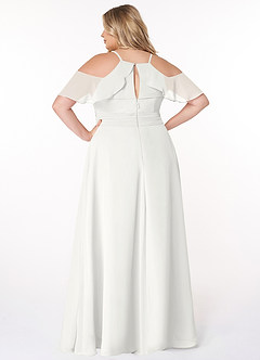 Azazie Dakota Šaty pro družičky A-Line Plisovaný Šifón Délka podlahy Šaty image7