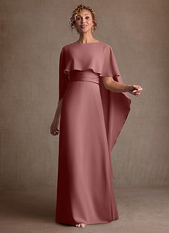 Azazie Marilla Suknie dla Matki Panny Młodej Linia A Pofałdowany Szyfon Długość podłogi Sukienka image1