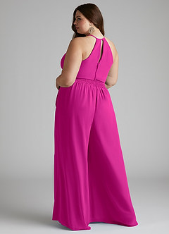 Azazie Kenzi Brudtärnklänningar Jumpsuit av i Chiffong Plisserad image9