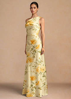 Robe Longue Sorbet Au Citron Soleil image3