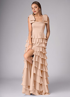 Daina Blush Pink Tiered Gown image5