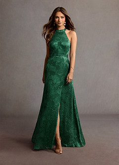 Vestido Verde Oscuro Largo Jocelyne image2