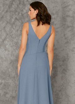 Azazie Kori Final Sale Twilight A-Line Pleated Chiffon Dress image5