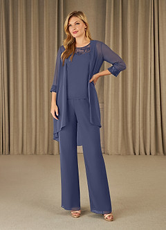 Stormy Azazie Maura Sequins Lace Chiffon Jumpsuit/Pantsuit | Azazie