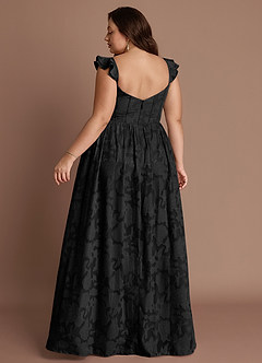 Denisse Black Corset Maxi Dress image8