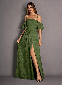 Vestido Oliva Largo Kallista image5