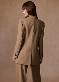 front Rowan Trufa Blazer de alto rendimiento con tejido refinado