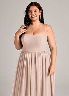 Azazie Calianna Bridesmaid Dresses English Rose A-Line Off the Shoulder Chiffon Convertible Dress image11