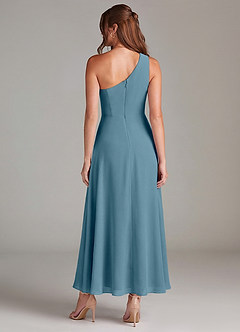 Azazie Brooke Jurken voor bruidsmeisjes Jurk van Chiffon met A-Lijn One-Shoulder Bermuda image5