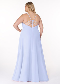 Azazie Everleigh Bridesmaid Dresses Lavender A-Line Sweetheart Pleated Chiffon Dress image9