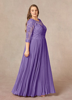 Azazie Corinne Kleider für die Brautmutter A-Linie Pailletten Chiffon Kleid Tahiti image11